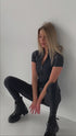 Flash Jumpsuit Black Skin